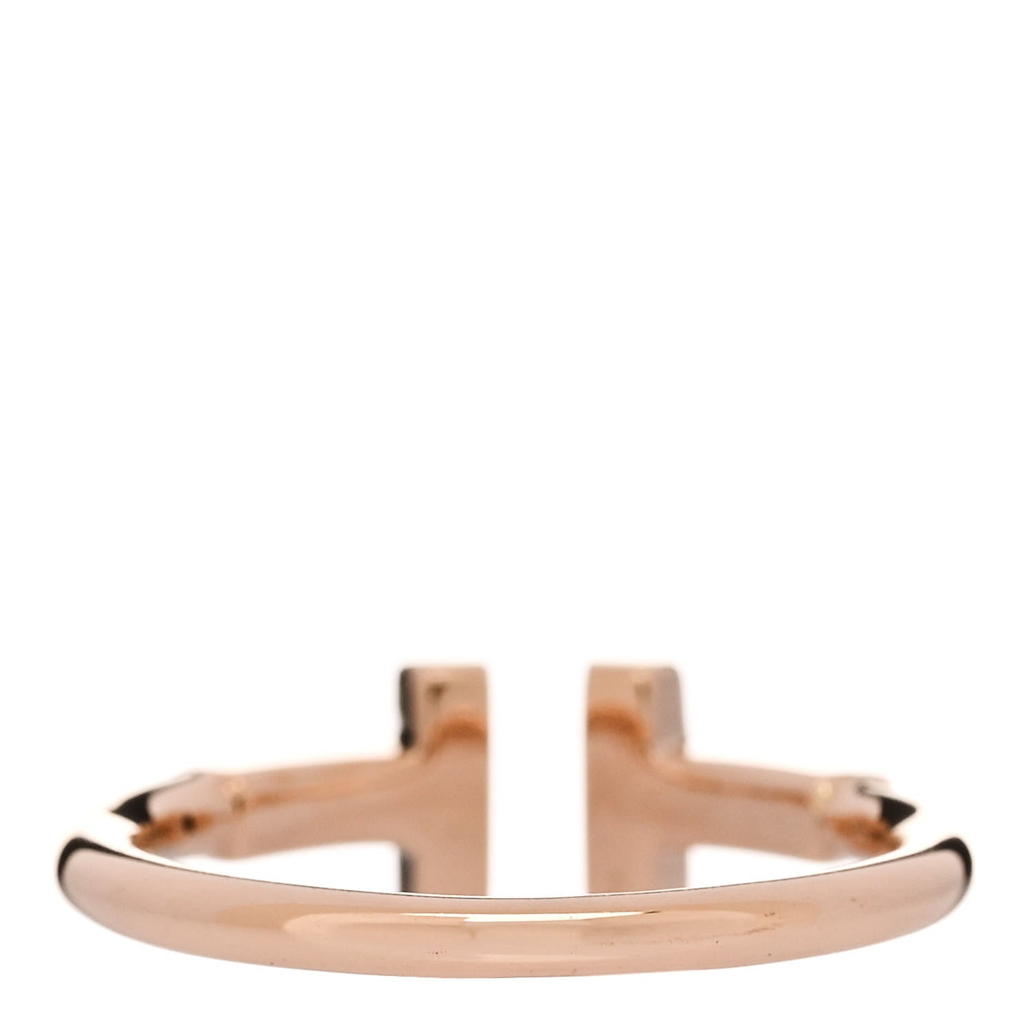 Tiffany 18K Rose Gold T Wire Ring 49 5 3 of 4