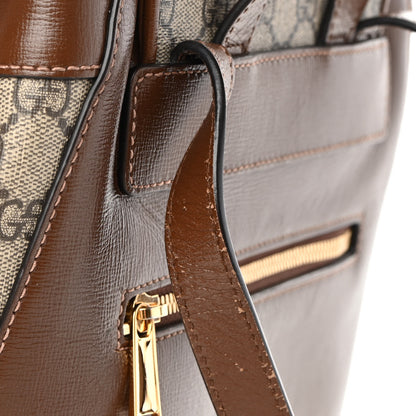 Gucci GG Supreme Monogram Calfskin Horsebit 1955 Single Buckle Backpack Beige Brown Sugar 16 of 17