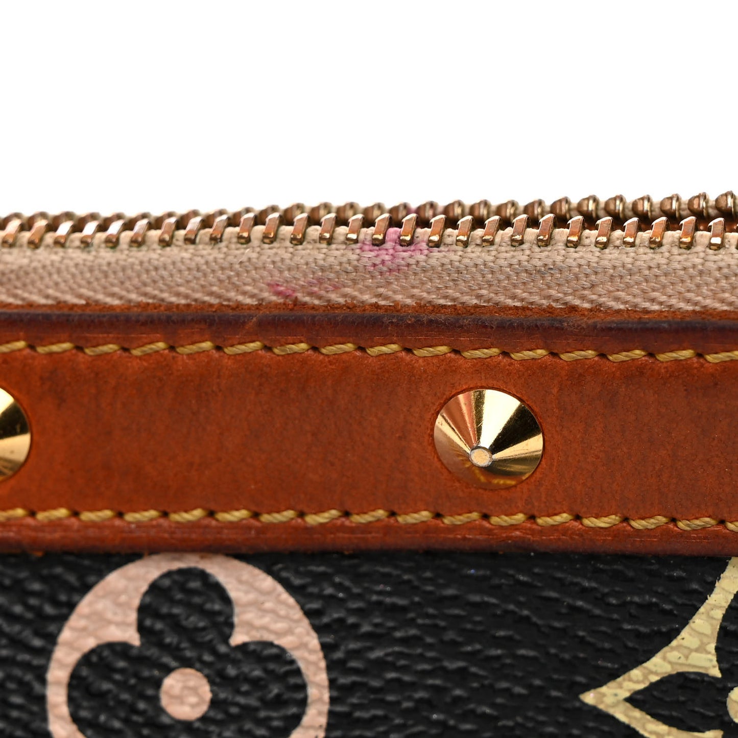 Monogram Multicolor Pochette Accessories Black