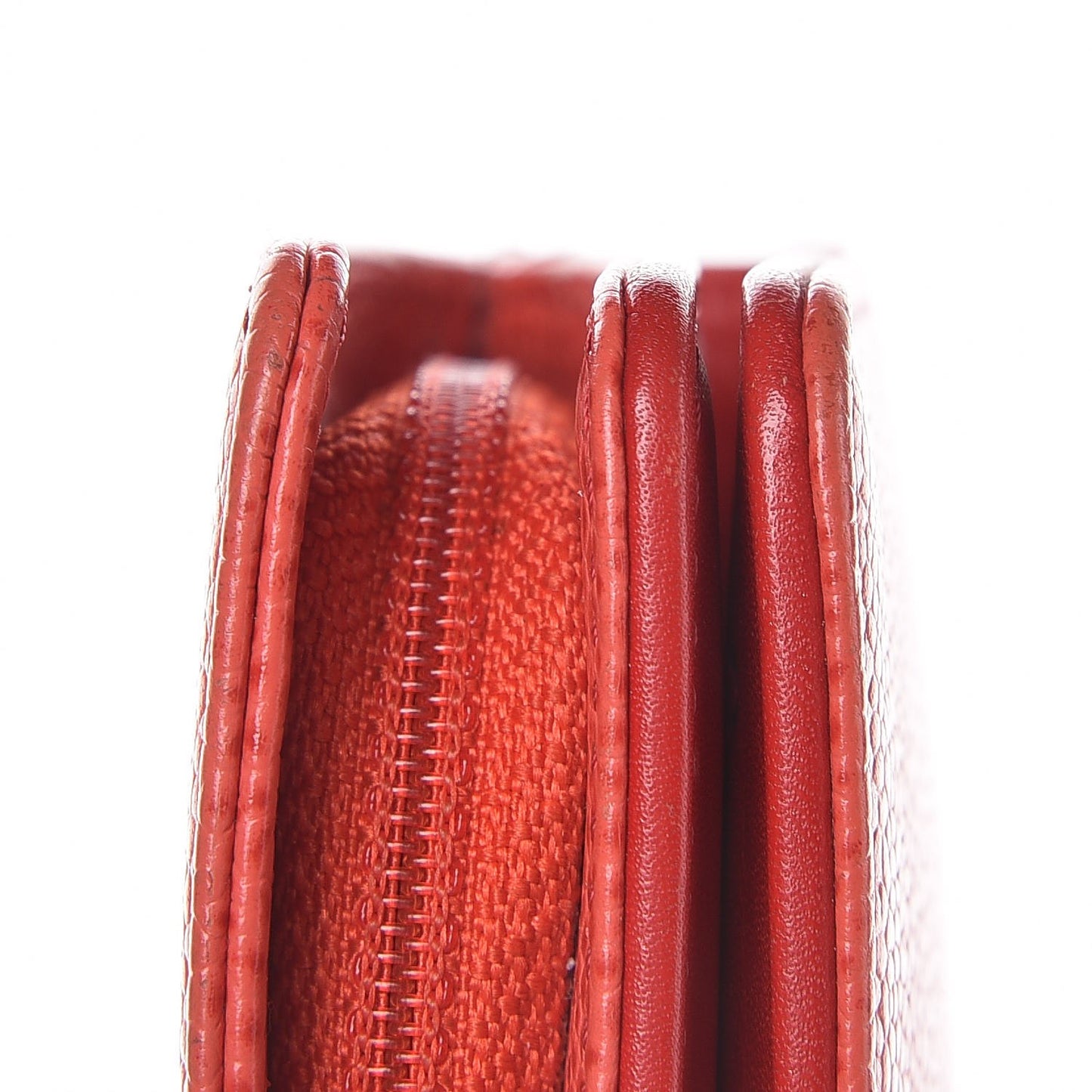 Caviar Timeless CC French Wallet Orange