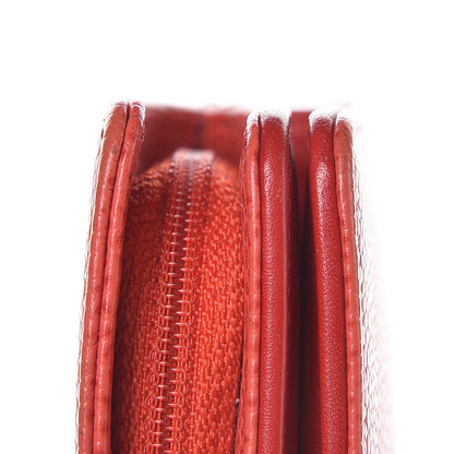 Chanel Caviar Timeless CC French Wallet Orange 11 of 12