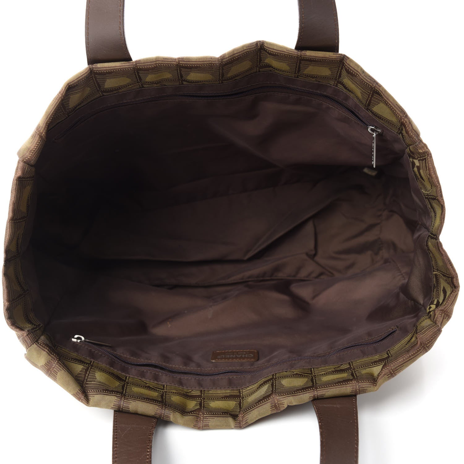 Chanel Nylon Medium Travel Tote Khaki 5 of 16