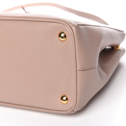 Prada Saffiano Small Galleria Double Zip Tote Cammeo 10 of 12