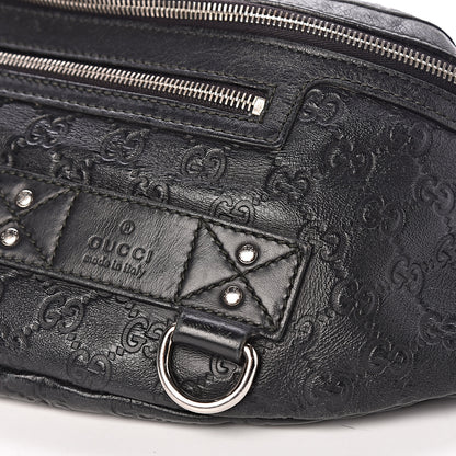 Gucci Guccissima Web Belt Bag Black 15 of 16