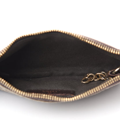 Fendi Zucchino Coin Pouch Key Case Beige 4 of 10