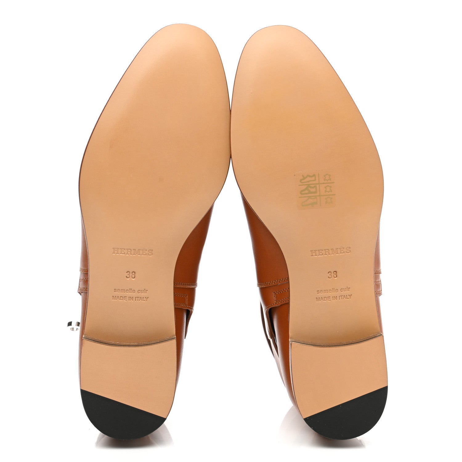 Hermes Calfskin Neo Low Boots 36 Natural 5 of 9