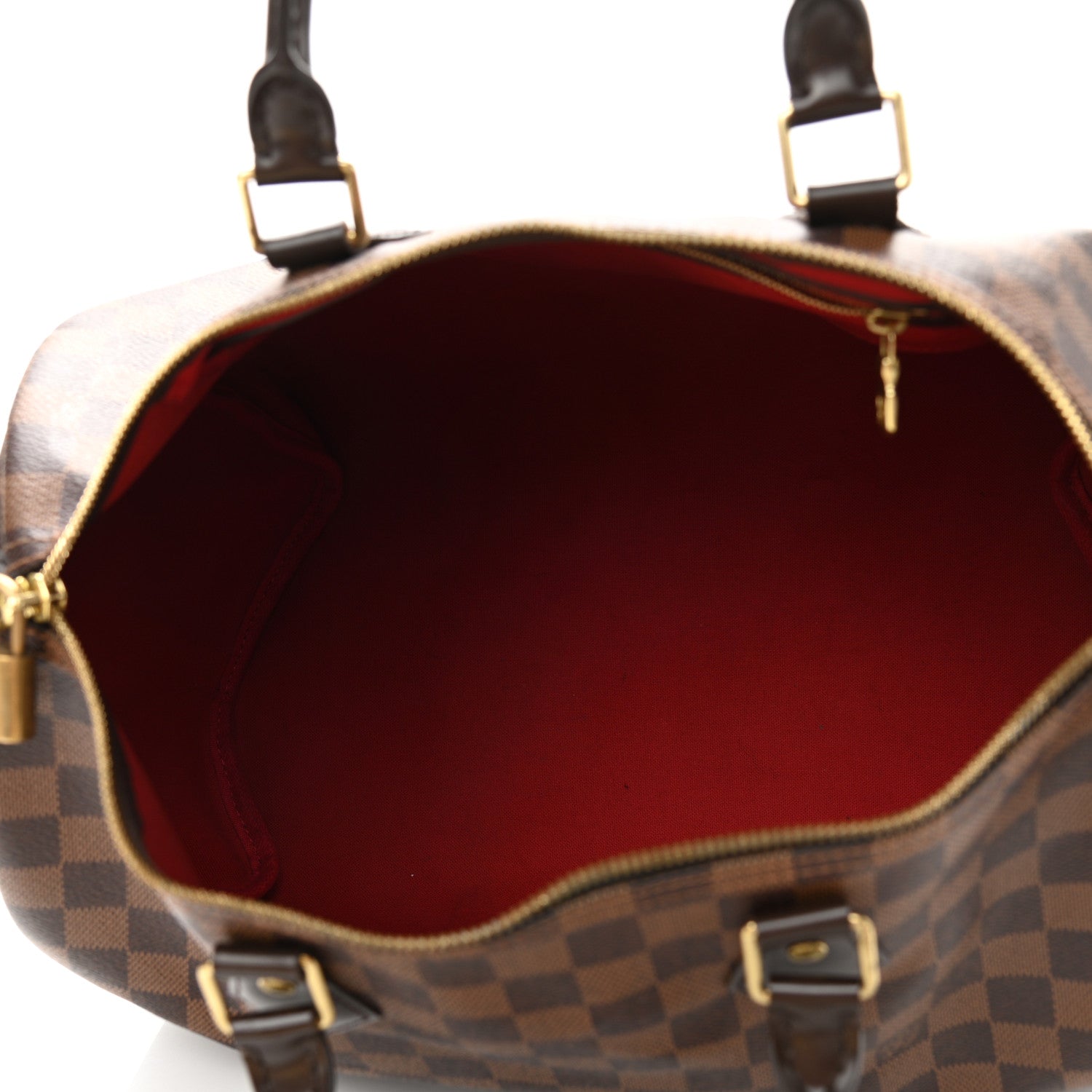 Louis Vuitton Damier Ebene Speedy Bandouliere 35 5 of 10