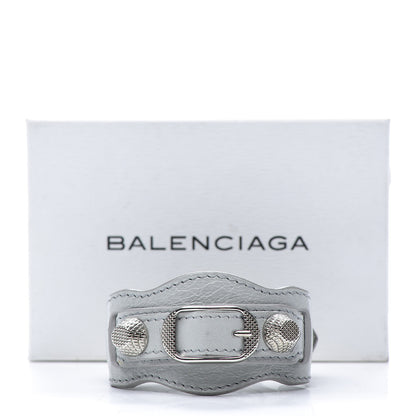 Balenciaga Agneau Arena Giant 12 Silver Hardware Bracelet Gris Glace 5 of 5