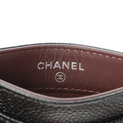 Chanel Caviar Quilted Card Holder Black 6 of 9