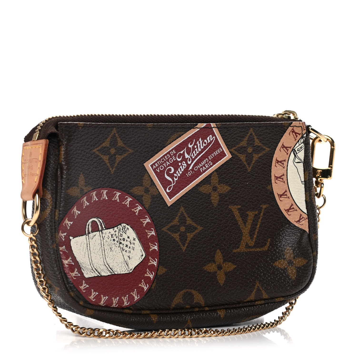 Louis Vuitton Monogram Patch Mini Pochette Accessories 3 of 12