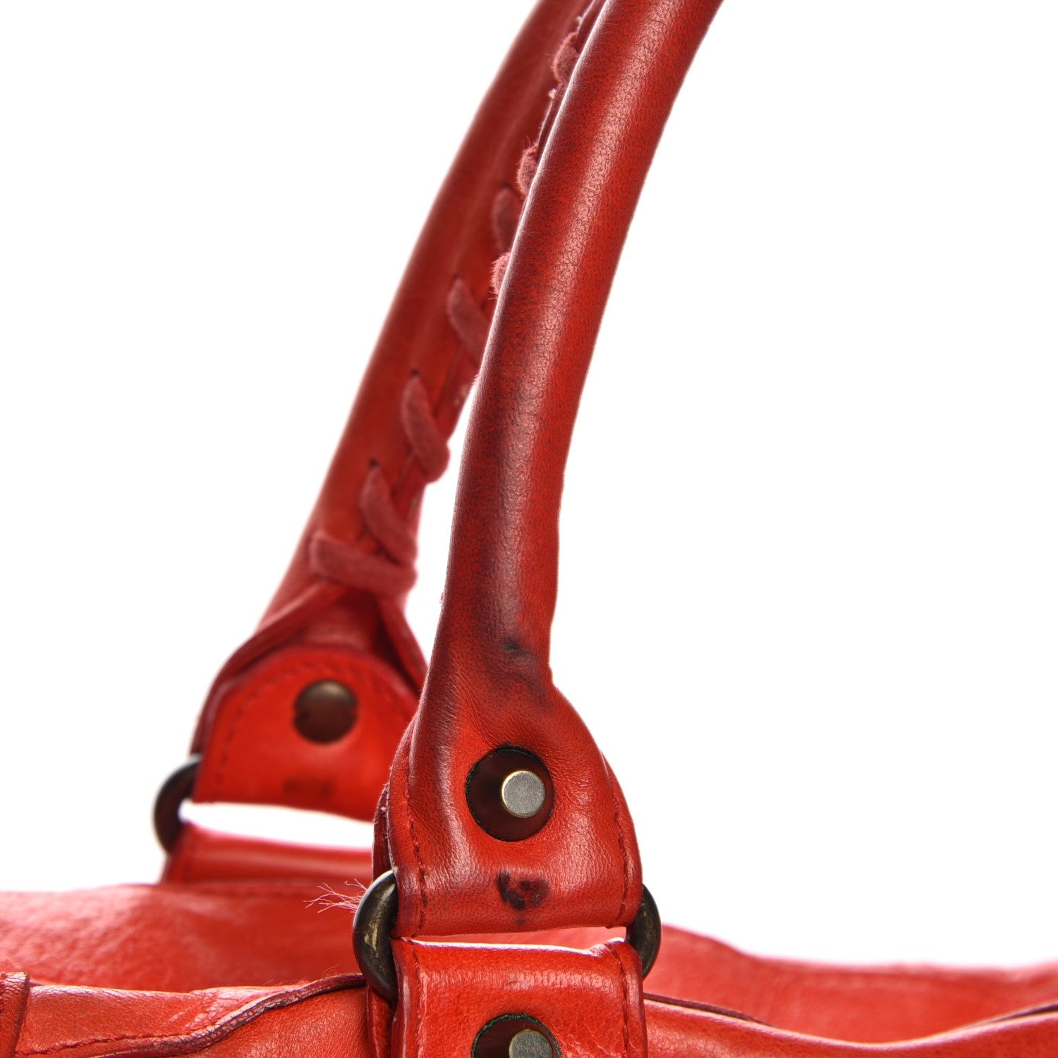 Balenciaga Agneau Classic Hardware Work Vermillion 14 of 18
