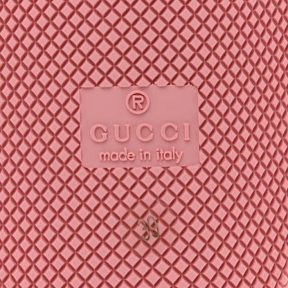 Gucci New GG Monogram Nubuck Web Crystal Embellished Womens Screener Sneakers 39 Camel Ebony Wild Rose 7 of 9