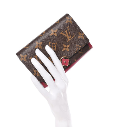 Louis Vuitton Monogram Flore Compact Wallet Fuchsia 2 of 8