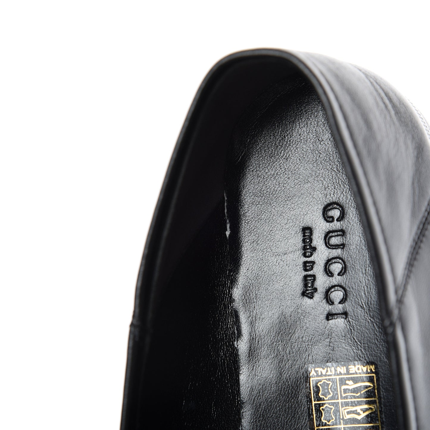 Lambskin Womens Brixton Horsebit Loafers 37.5 Black