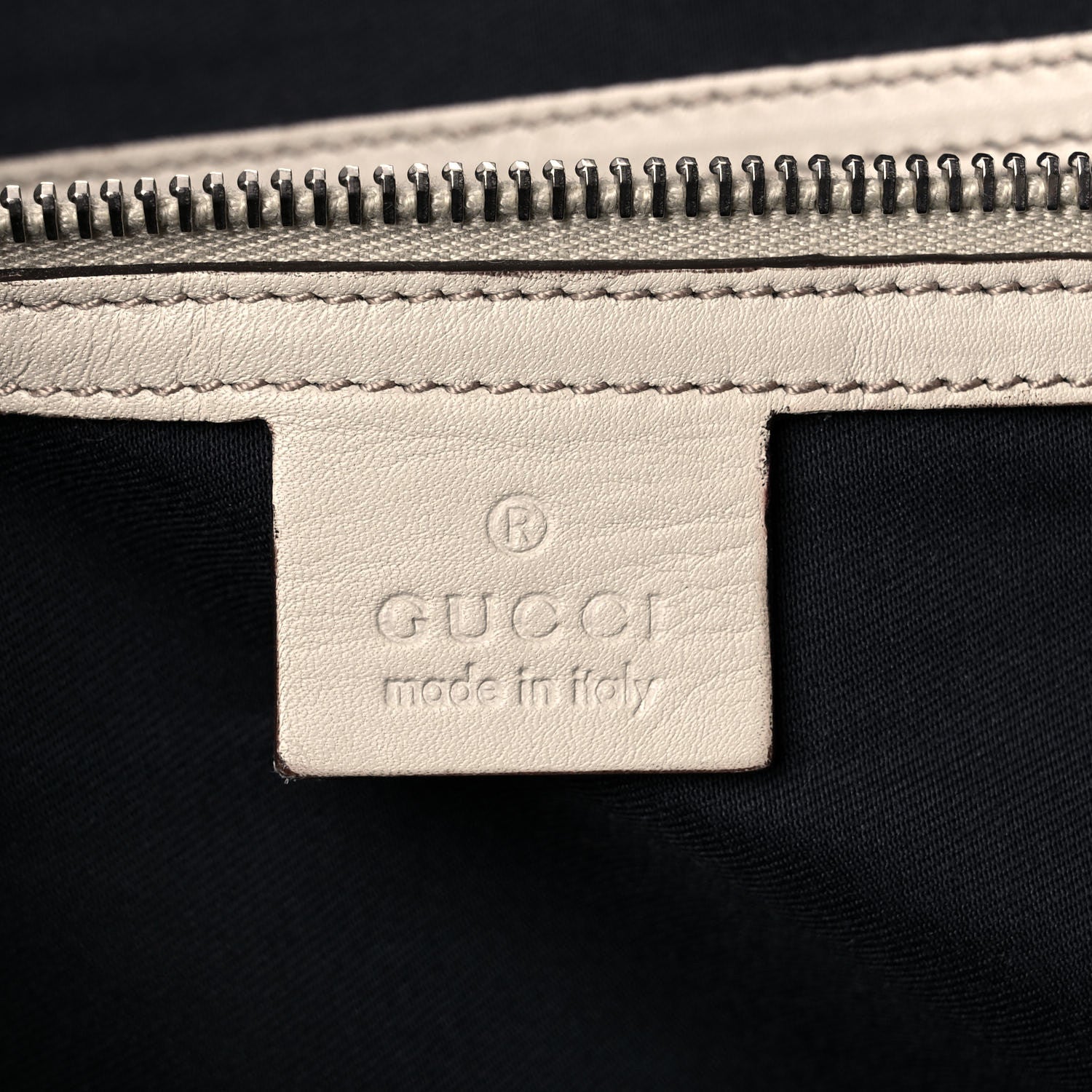 Gucci Guccissima Flap Messenger Bag Ivory 6 of 23