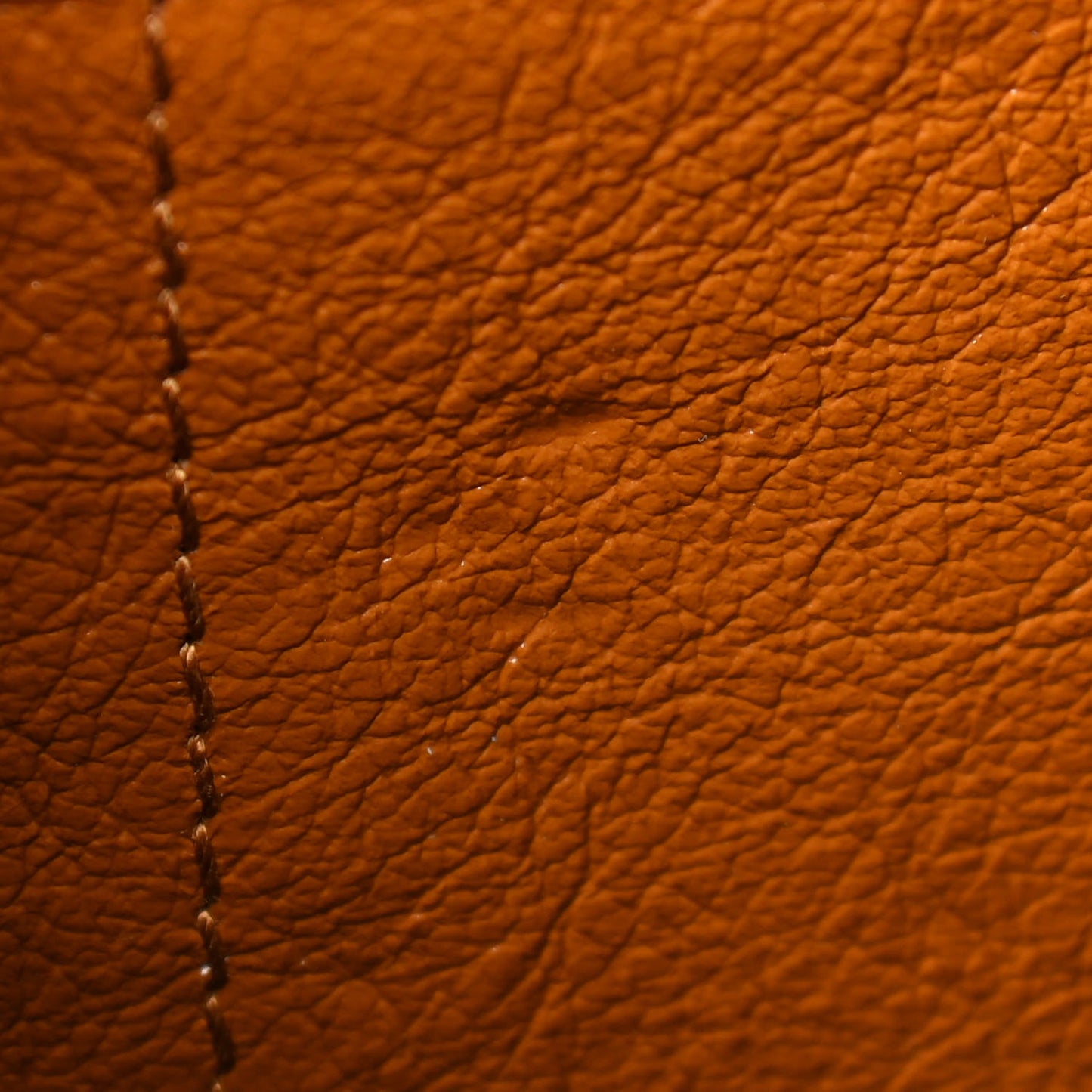 Vintage Effect Calfskin Matelasse Diagonal Torchon GG Marmont Chain Wallet Cognac