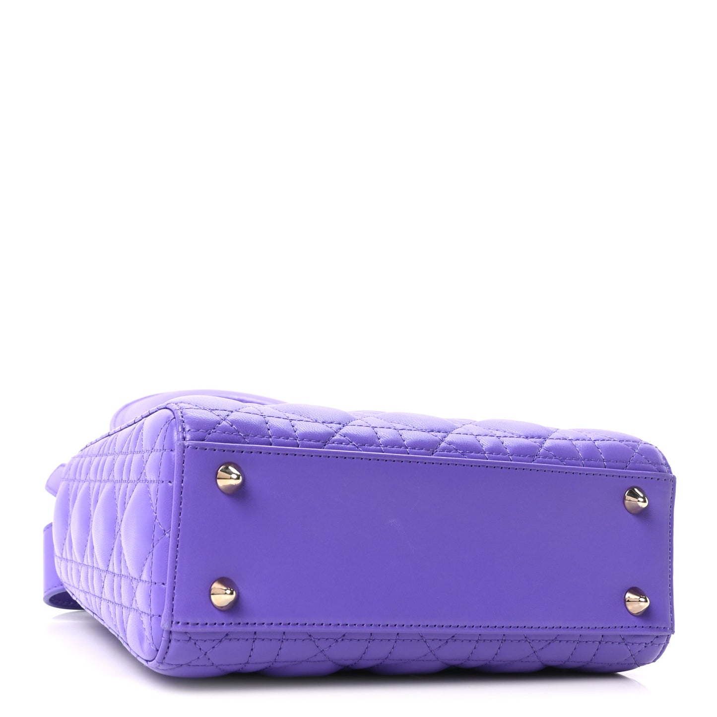 Lambskin Cannage Small My ABCDior Lady Dior Purple