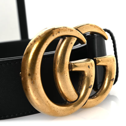 Gucci Calfskin Double G 40mm Belt 85 34 Black 6 of 7