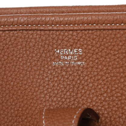 Hermes Togo Evelyne III PM Gold 6 of 10
