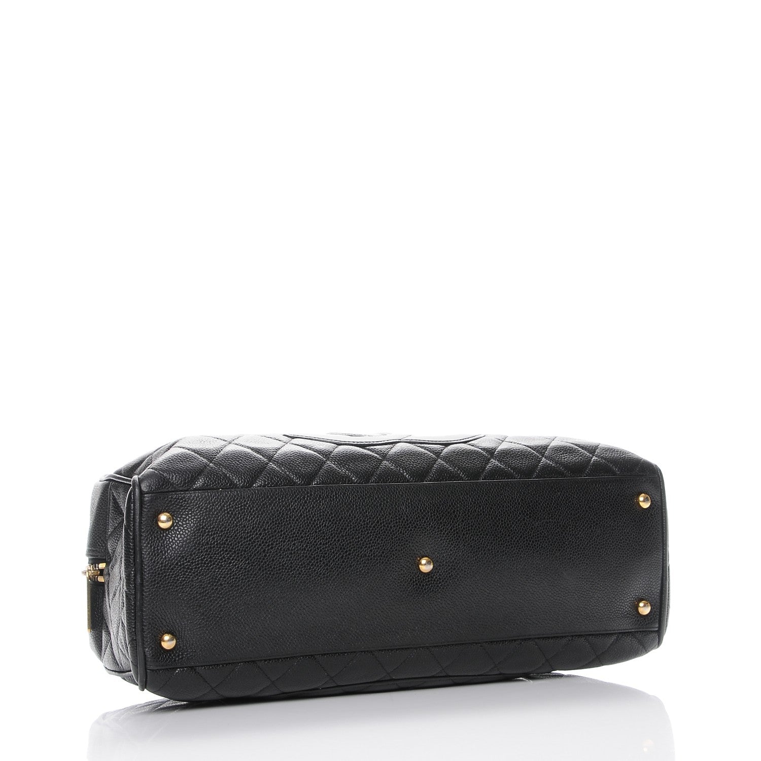 Chanel Caviar Quilted Large Bowler Black 4 of 12