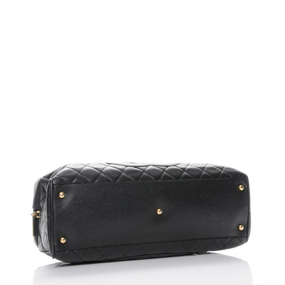 Chanel Caviar Quilted Large Bowler Black 4 of 12