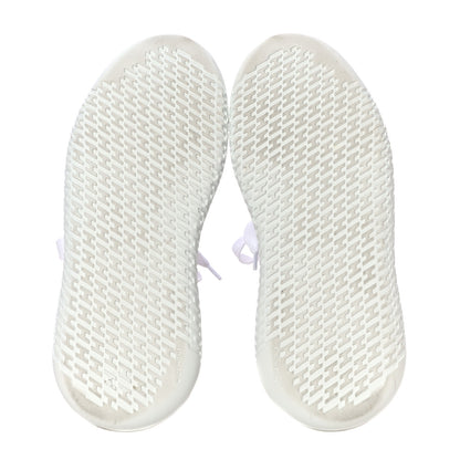 Hermes Knit Suede Goatskin Womens Crew Sneakers 36 White Gris 7 of 18