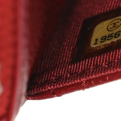 Chanel Caviar Quilted Wallet On Chain WOC Red 8 of 12