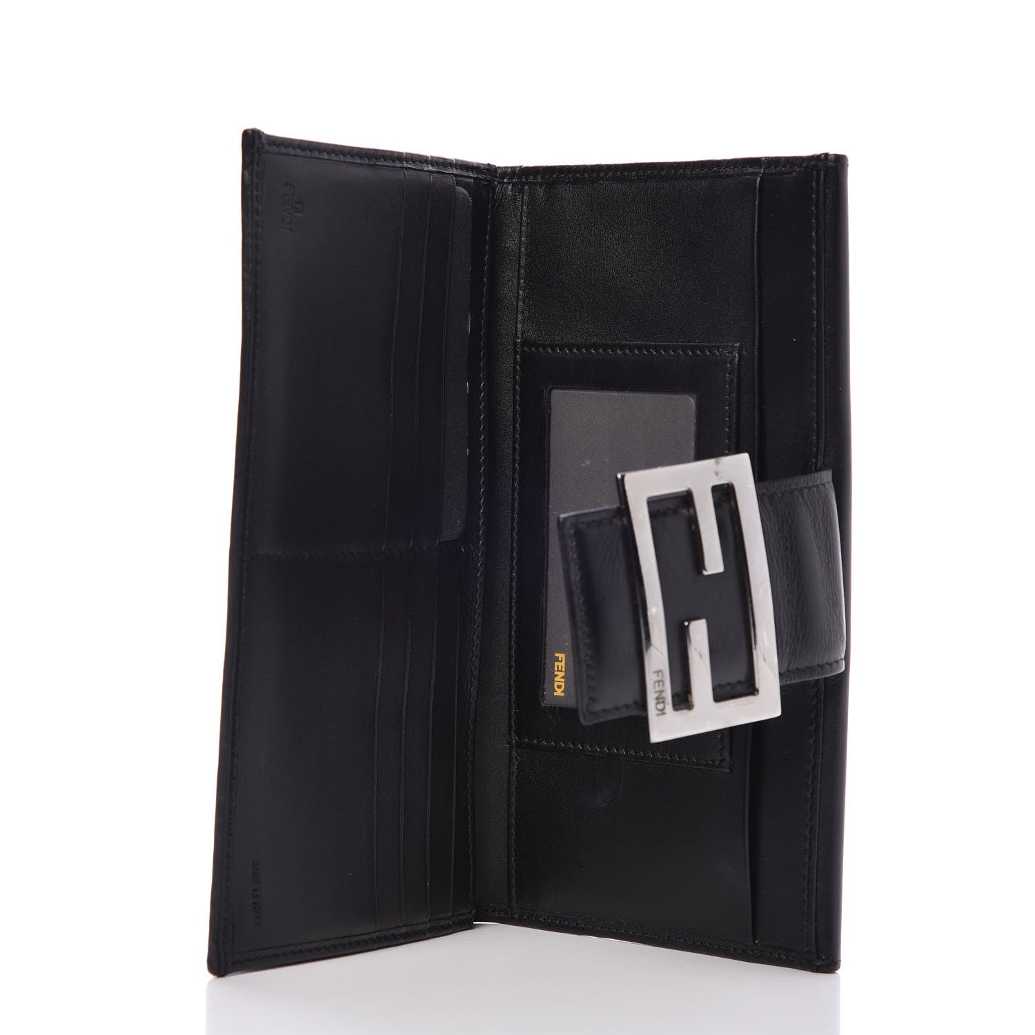 Fendi Zucchino Long Wallet Black 5 of 9