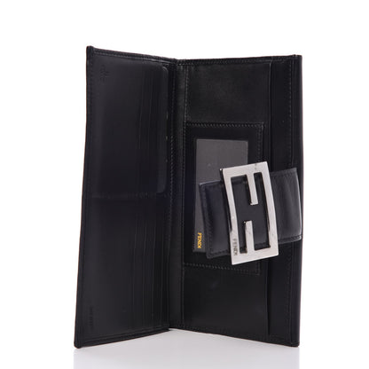 Fendi Zucchino Long Wallet Black 5 of 9