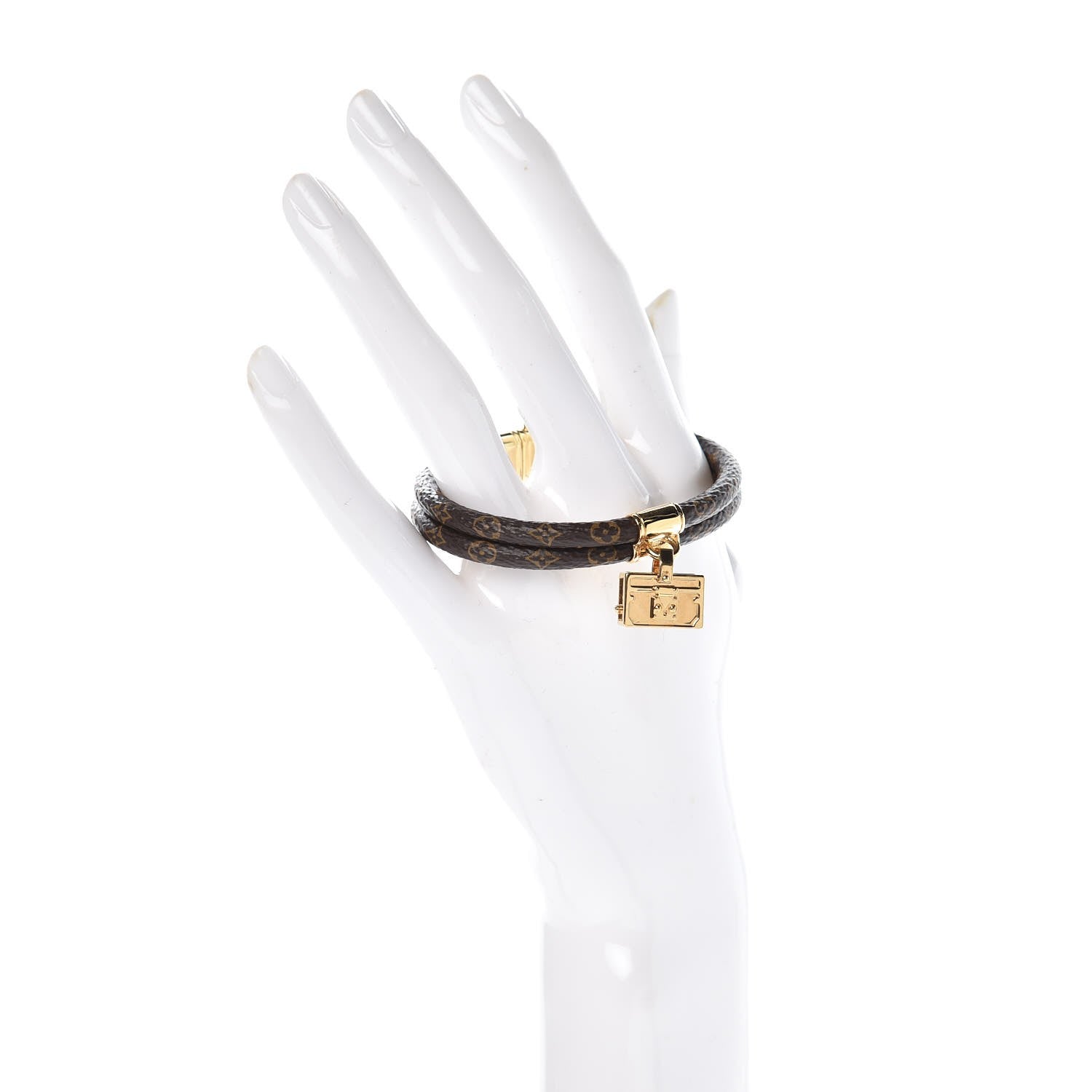 Louis Vuitton Monogram Petit Malle Bracelet 17 3 of 6
