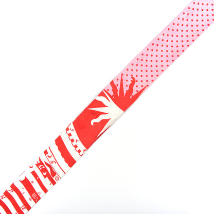 Hermes Silk Astrologie a Pois Twilly Rouge Blanc Rose 3 of 4