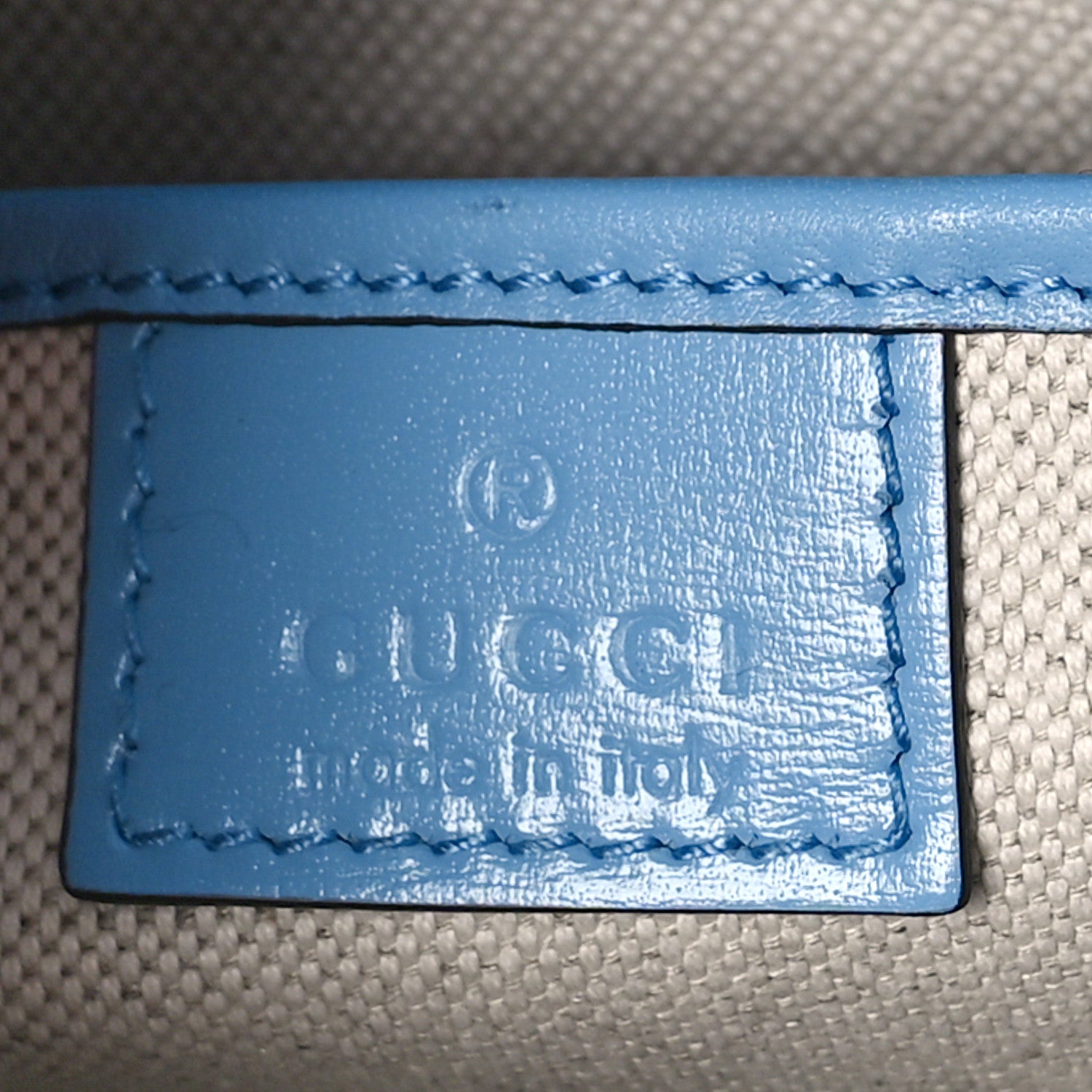 Gucci Boarded Dyana Lux Calfskin Web Small Bamboo 1947 Top Handle Bag Blue 7 of 9