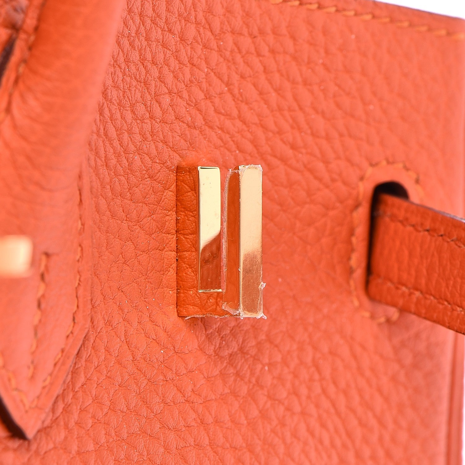 Hermes Togo Birkin 25 Feu 21 of 33