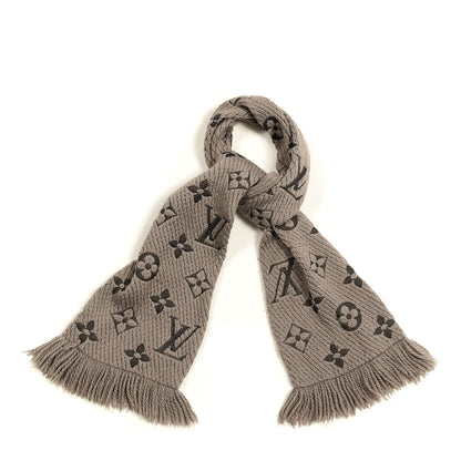 Louis Vuitton Wool Silk Logomania Scarf Verone 1 of 3
