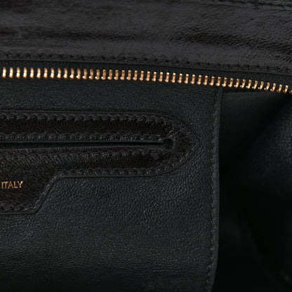 Celine Vernice Suede Medium Trapeze Black 10 of 15