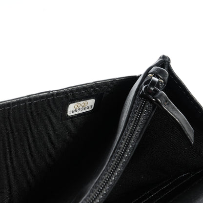 Chanel Lambskin Quilted Boy Wallet On Chain WOC So Black 8 of 9