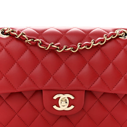 Chanel Lambskin Quilted Small Double Flap Red 8 of 14
