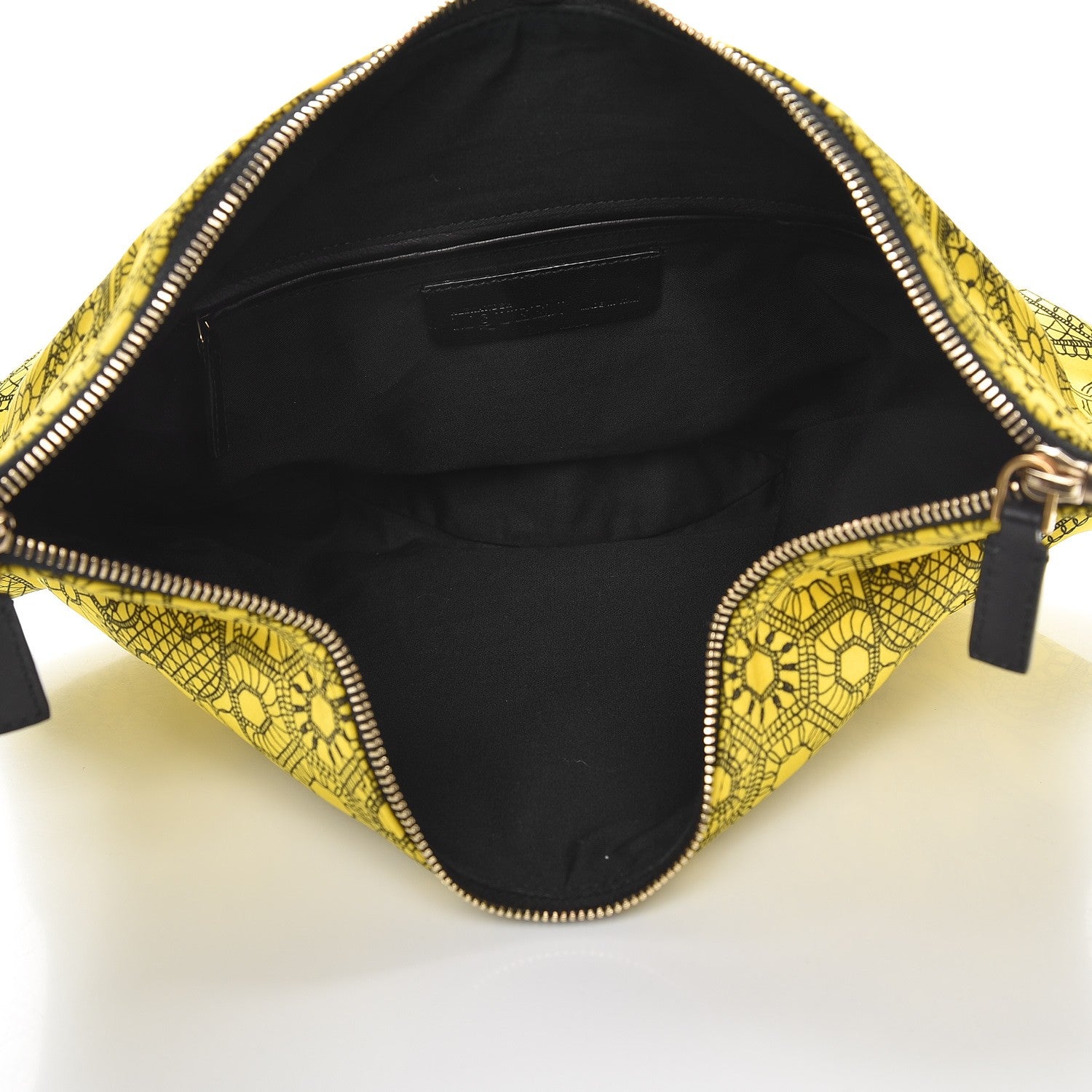Alexander McQueen Silk Butterfly Print De Manta Clutch Yellow 231736 –  FASHIONPHILE