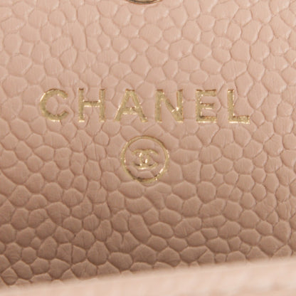 Chanel Caviar Quilted Boy Card Holder Wallet Beige Clair 6 of 8