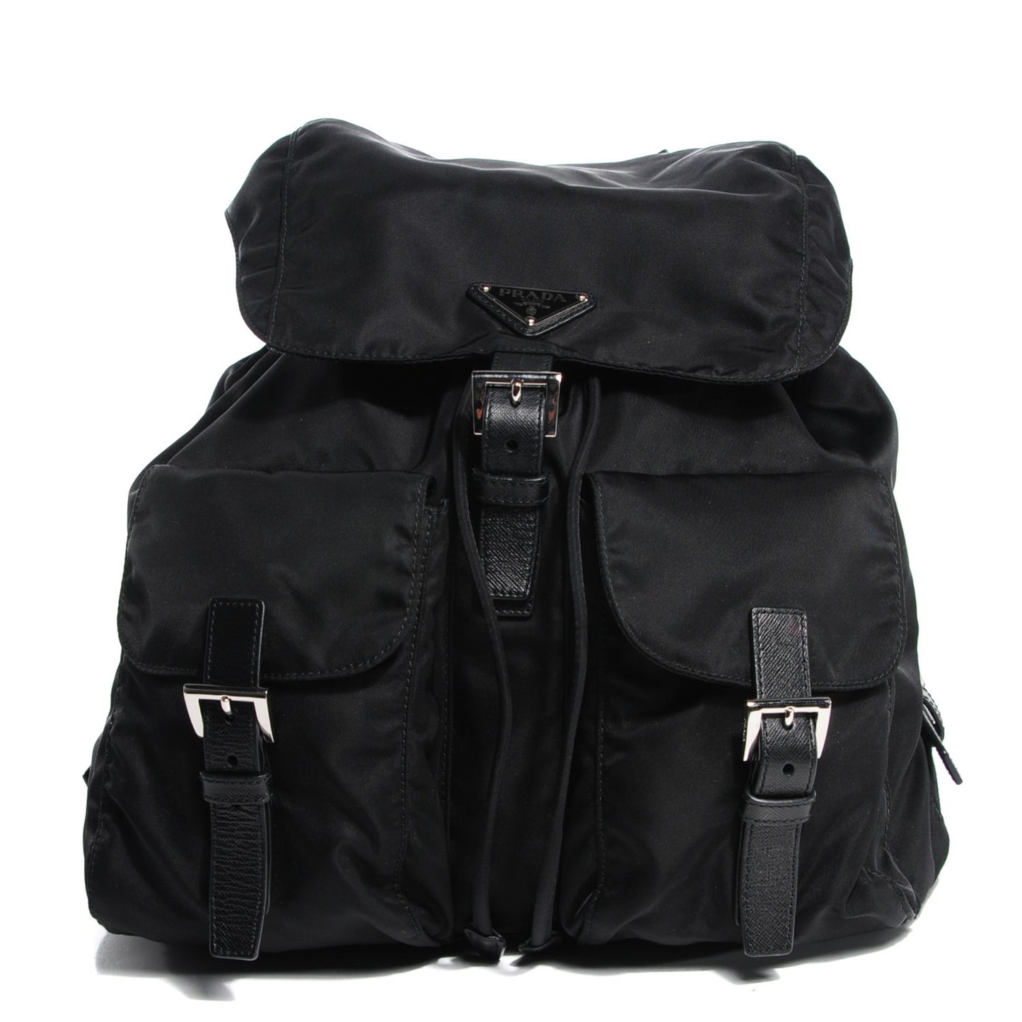 Nylon Vela Medium Backpack Black