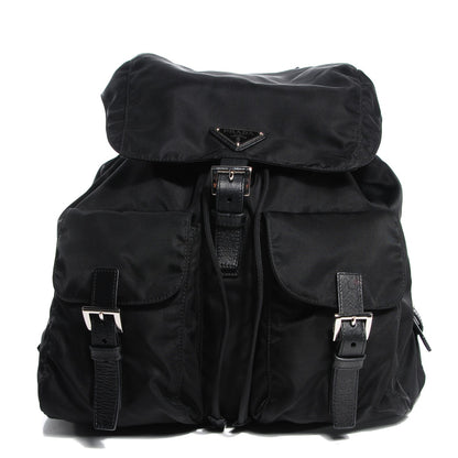 Prada Nylon Vela Medium Backpack Black 1 of 10