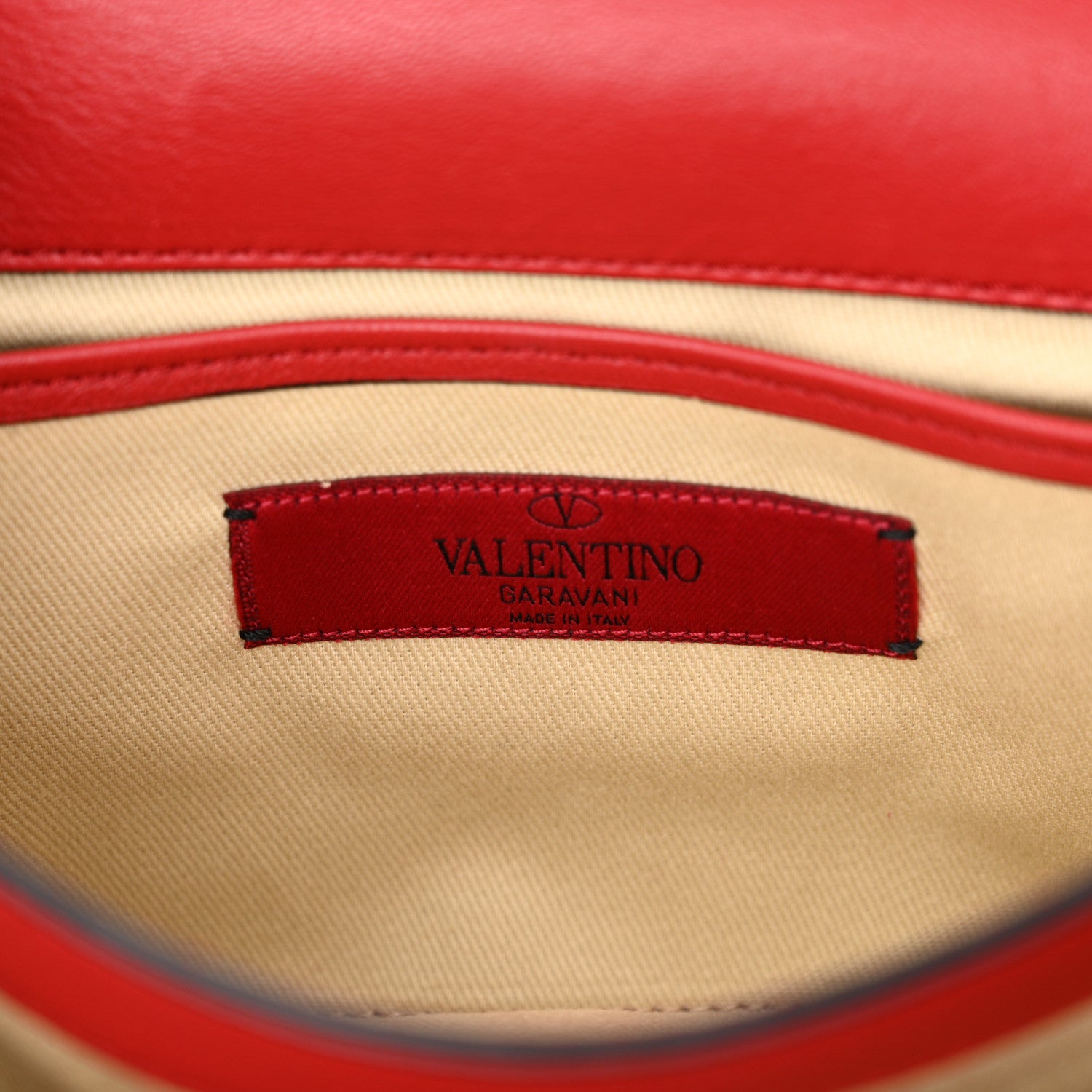 Valentino Garavani Nappa Lace Girello Flap Red 6 of 10