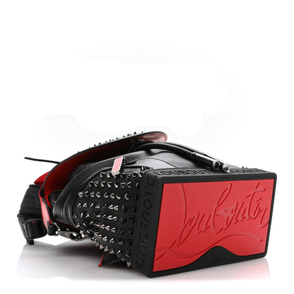 Christian Louboutin Calfskin Spiked Small Explorafunk Backpack Black Black 4 of 10