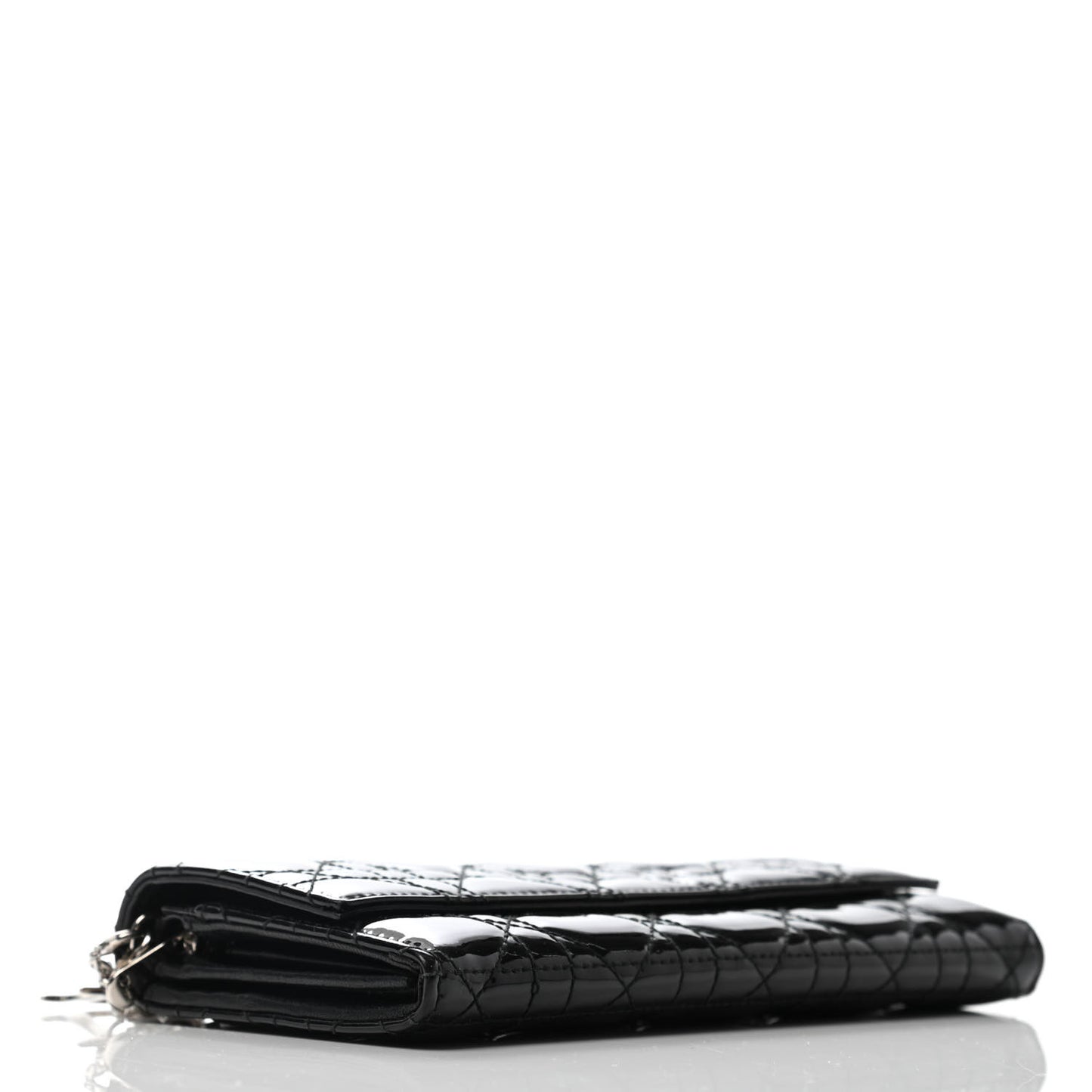 Patent Cannage Rendez-vous Chain Wallet Black