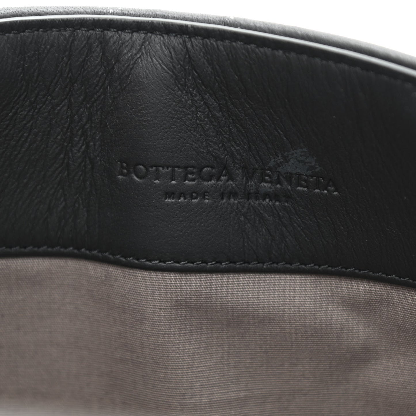Nappa Intrecciato Crossbody Flap Black