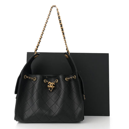 Chanel Caviar Quilted Small Chanel 25 Handbag Black 11 of 11