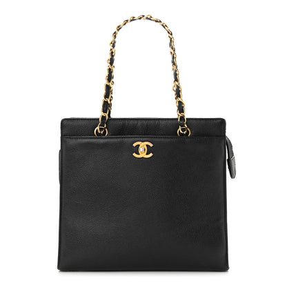 Chanel Caviar CC Shoulder Bag Black 1 of 12