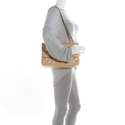 Chanel Caviar Quilted Jumbo Double Flap Beige Clair 2 of 8