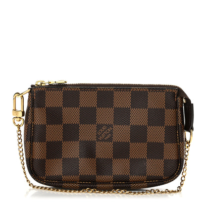 Louis Vuitton Damier Ebene Mini Pochette Accessories 1 of 10