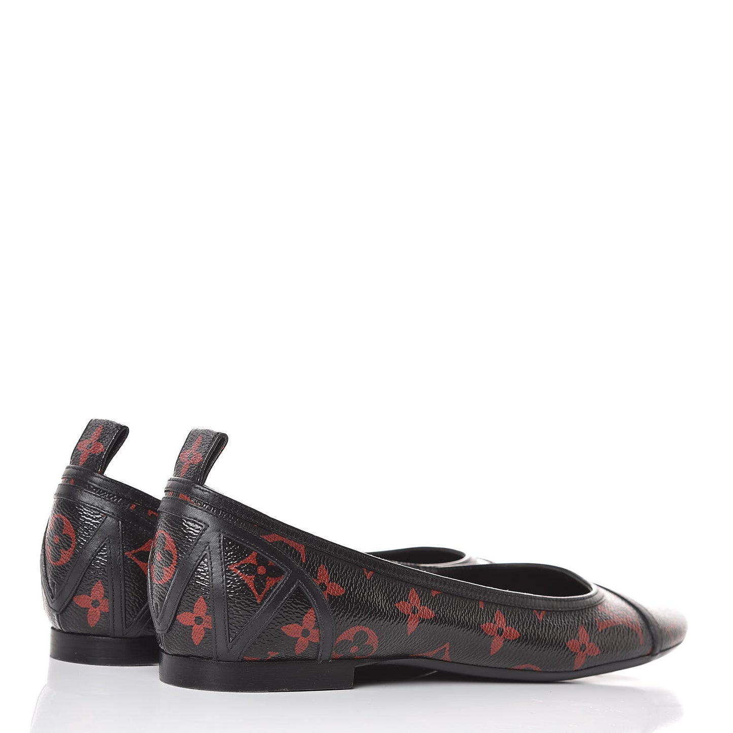 Monogram Infrarouge New Revival Ballerina Flats 38.5 Black